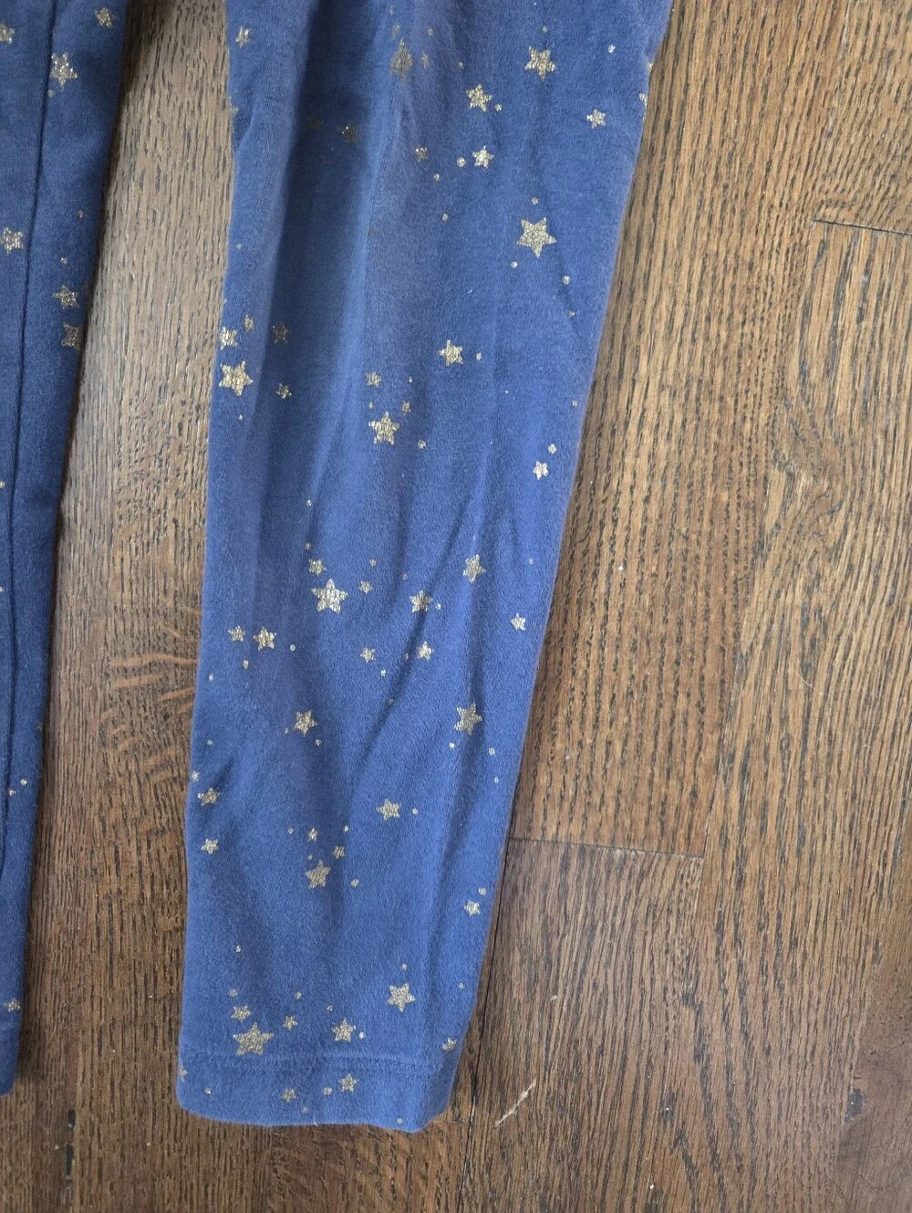 Gymboree Girls 5 Blue/gold Star Leggings